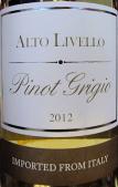 Alto Livello - Pinot Grigio 2020