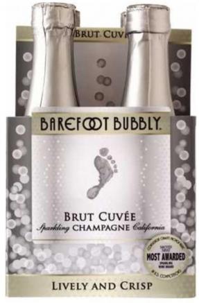 Barefoot - Bubbly Brut Cuvee NV (187ml) (187ml)