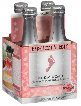 Barefoot - Bubbly Wine Pink Moscato NV (187ml) (187ml)