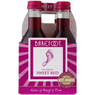Barefoot - Sweet Red 4 Pack NV (187ml) (187ml)