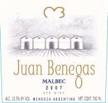 Bodega Benegas - Juan Benegas Malbec 2020