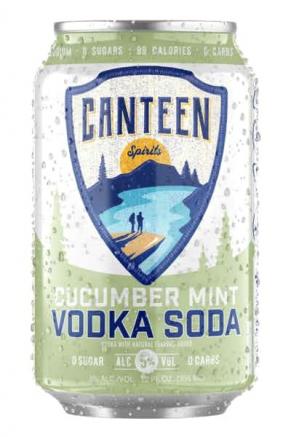 Canteen - Cucumber Mint Vodka Soda (4 pack 375ml) (4 pack 375ml)