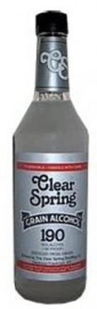 Clear Spring - Grain Alcohol 190 (1.75L) (1.75L)