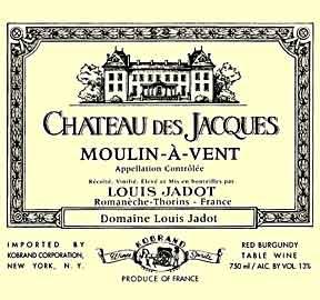 Louis Jadot - Moulin--Vent Chteau des Jacques 2018
