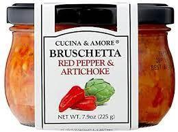 Cucina & Amore Red Pepper & Artichoke Bruscetta